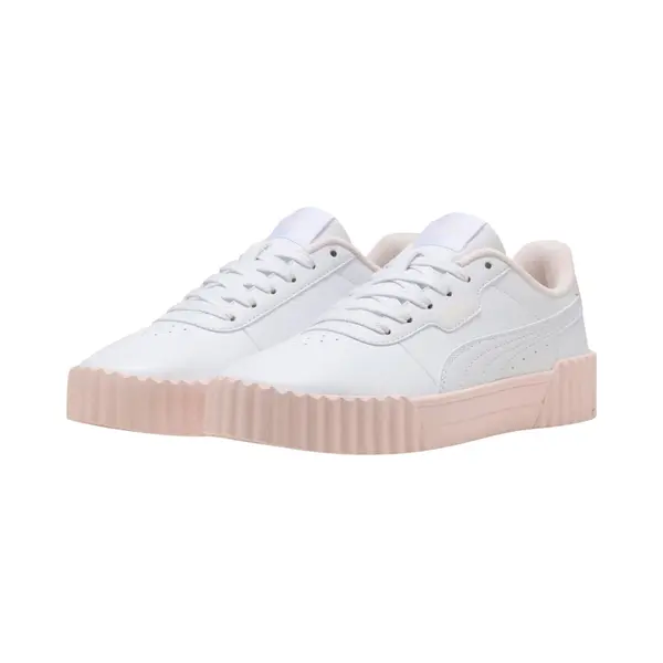Puma Carina 3.0 Cutie Jr Sneakers Voor Meisjes, Puma Witte Jasmijn Bloem, 37 Eu thumbnail