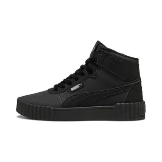 Puma Carina 3.0 Mid Wtr Damen-Sneaker, Puma Schwarz Puma Silber, 39 Eu