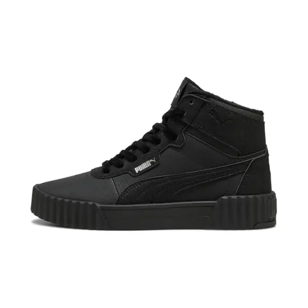 Puma Carina 3.0 Mid Wtr Damen-Sneaker, Puma Schwarz Puma Silber, 39 Eu thumbnail