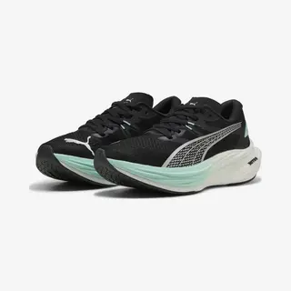 Puma Deviate Nitro 3 Schwarz Blau AW25 Damen-Sneaker, Größe 40 - Eur