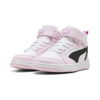 Puma Puma Rebound V6 Mid Ac+ Ps Unisex Sneakers - Puma White-Puma Black-Pearl Pink