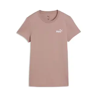 Puma, Vrouwen, Sportief Shirt, Ess Small No. 1 Logo Tee (s) (M), Beige, M