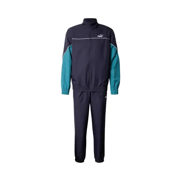 Puma Colourblock Trainingsanzug Herren, Kleidung, Blau, Xxl thumbnail