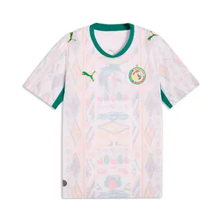 Puma Senegal 26 Home Football Shirt - Puma White/Wild Green / X-Large