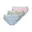 Rose, light green, light blue