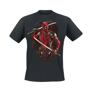 Deadpool 3 - Deadpool And Wolverine - Ready To Fight T-Shirt Black