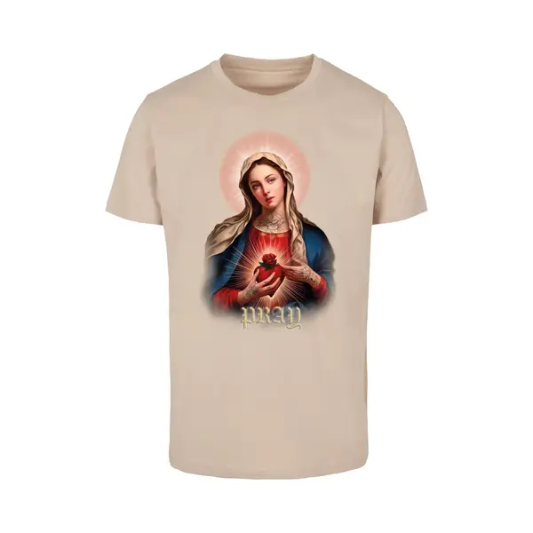 Mister Tee Praying Mary Tee MT3025 Sand-L thumbnail