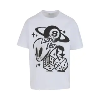 Mister Tee - Planet Alien Oversize Heren Tshirt - L - Wit