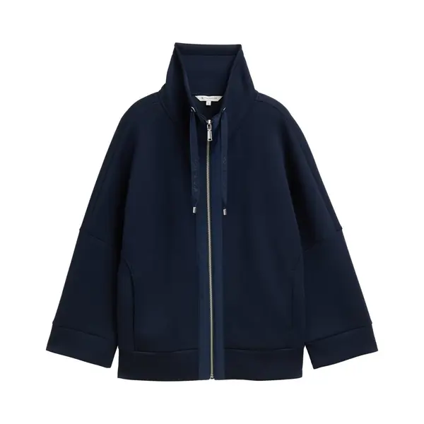 Tom Tailor Sweatjacke Boxy Fit Scuba Sweatjacke thumbnail