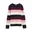 big rose knit stripe