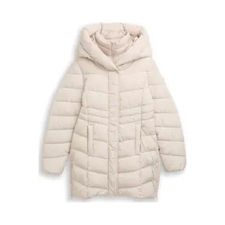 Tom Tailor Damen Puffer-Mantel Im 2-in-1-Look