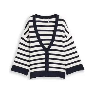 Tom Tailor Loose Fit Vest Met Streepjesmotief