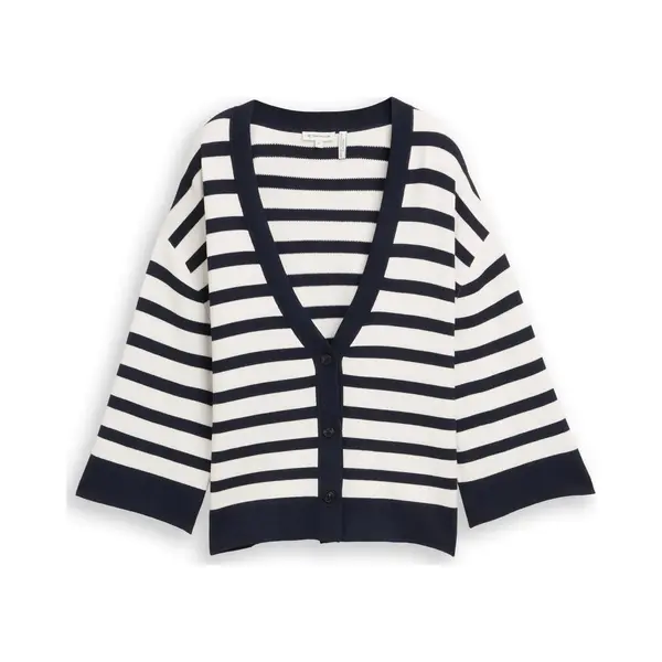 Tom Tailor, Damen, Pullover, Cardigan Knit Milano, Blau, (L) thumbnail