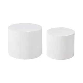 Beliani Couchtisch 2er Set Manti Weiß