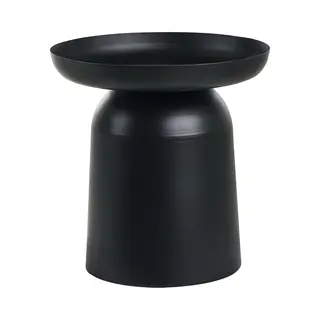 Beliani Torrens - Bijzettafel - Zwart - IJzer
