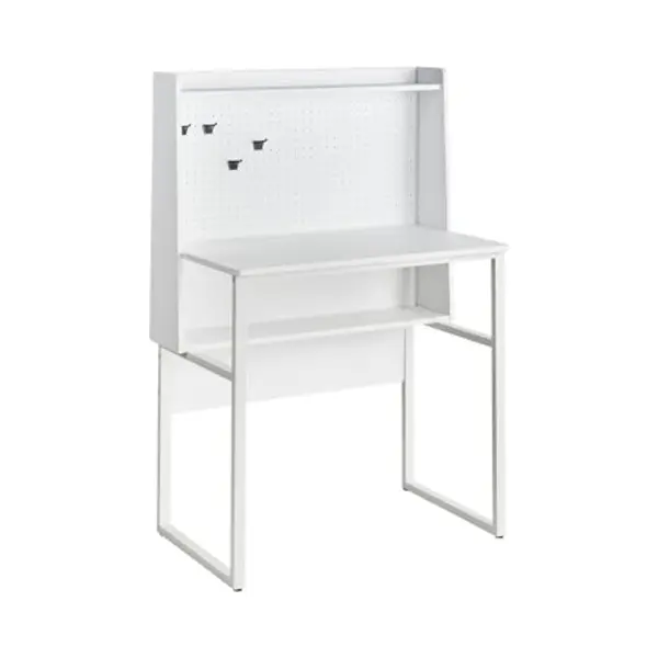 Beliani Buxton - Bureau - Wit - Spaanplaat thumbnail