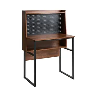 Beliani Buxton - Bureau - Donkerbruin - Spaanplaat