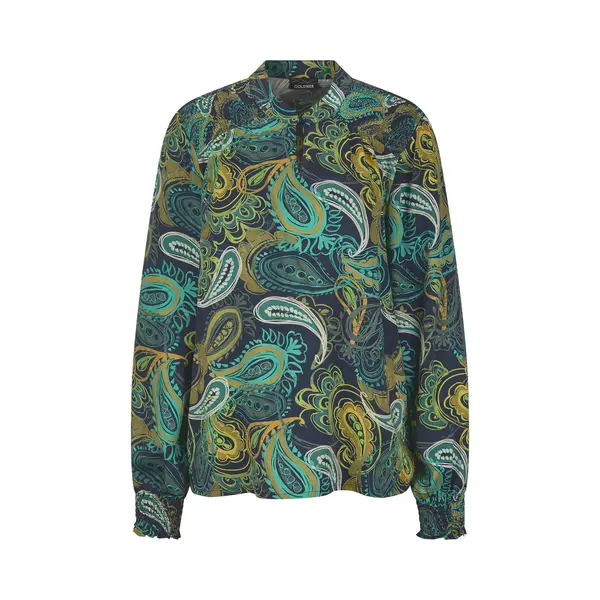 Goldner Blouse Turquoise / Mosterd / Donkergrijs / Olijfgroen / Smaragd thumbnail
