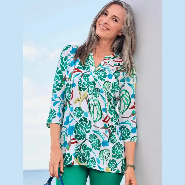 Goldner Tuniek Azuur / Groen / Rood / Wit thumbnail