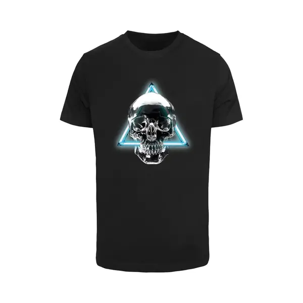 Mister Tee T-Shirt Neon Skull MT3887 Black-S thumbnail