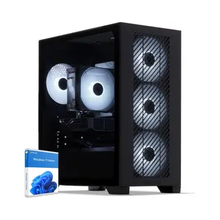 Sedatech Ultimate Gaming Pc - UCCJ201I1I1HF (1000 Gb, 32 Gb, Amd Ryzen 5 5500, GeForce Rtx 5070), Pc, Schwarz