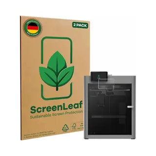 ScreenLeaf 2 Pack Screen Protector Compatible With Bambu Lab P2S 3D Printer [sustainable Screen Protection, Clear, Anti-scratch]