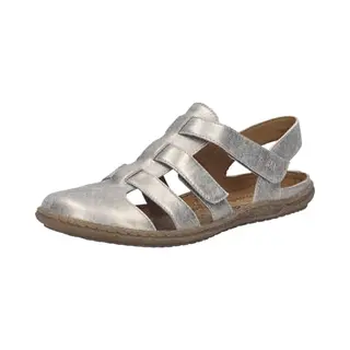 Josef Seibel Damen Klassische Sandalen Caitlyn.01, Weite G (Normal), Freizeitschuhe, offene Schuhe, Strandschuhe, bequem, Champagner, 40 Eu