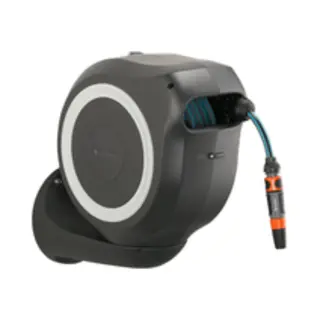 Gardena RollUp M Wandmontierte Rolle Automatisch Schwarz, Blau, Grau