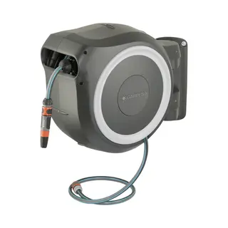 Gardena RollUp Wandmontierte Rolle Automatisch Schwarz, Grau