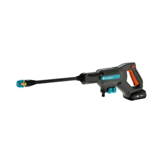 Gardena AquaClean 24/18V P4A Hochdruckreiniger Kompakt Akku 250 l/h Schwarz, Blau, Orange