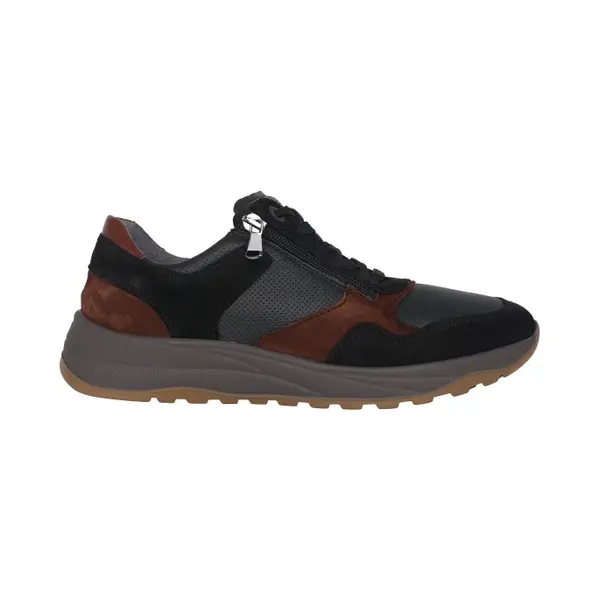 Waldläufer K-John - Heren Sneaker - Zwart - Maat 40 (Eu) 6.5 (Uk) thumbnail