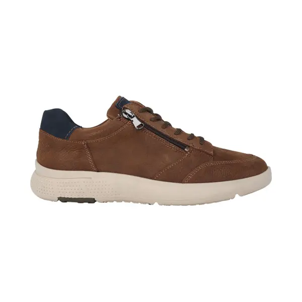 Waldläufer Heiko - Heren Sneaker - Bruin - Maat 41.5 (Eu) 7.5 (Uk) thumbnail