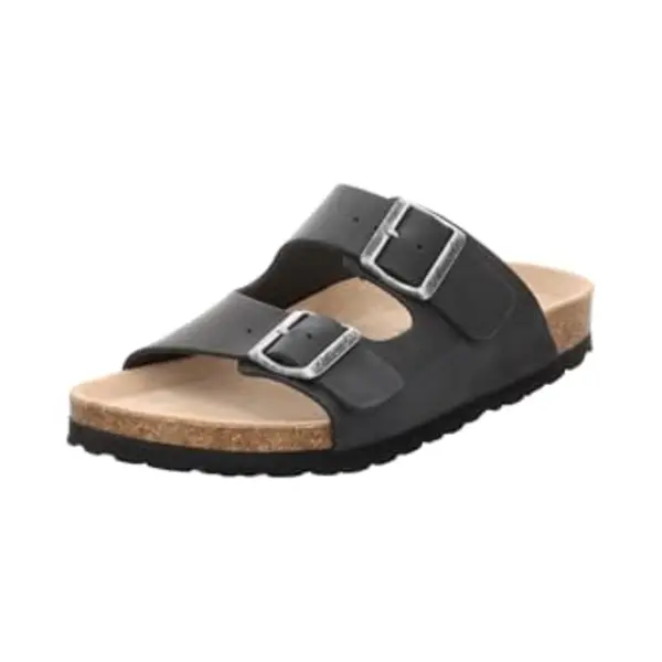 Natural Sense Sandalen Pantoletten Tieffußbett Black 1152940 thumbnail