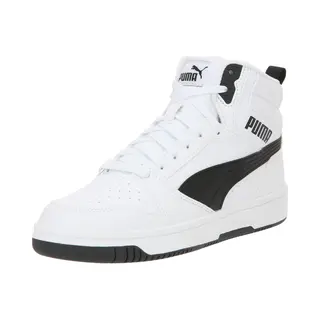 Puma Rebound V6 Mid Sneakers Teenager, Schuhe, WeiÃŸ, 35.5