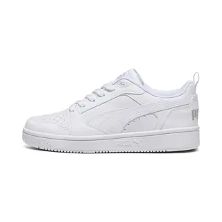 Puma Rebound V6 Lo Sneakers Jugendliche Schuhe Für Für Kinder | White/Cool Light Gray | Größe, 39