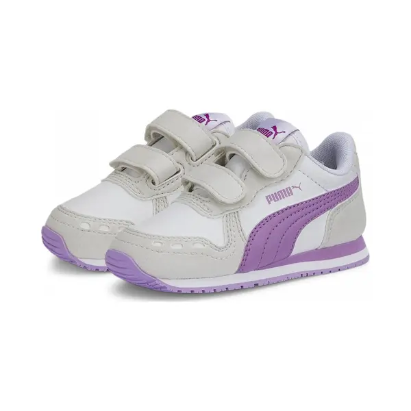 Puma Unisex Baby Cabana Racer Sl 20 V Inf Sneaker, Ash Gray White Black, 25 Eu thumbnail