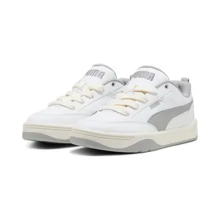 Puma Park Lifestyle Unisex Sneakers - Puma White-Smokey Gray-Sugared Almond
