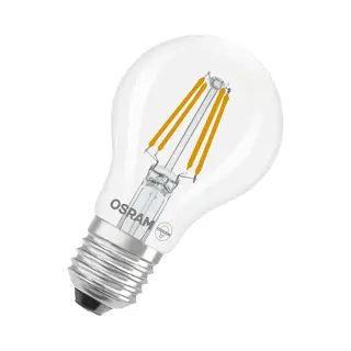 Osram Led-Lampe Star Kolbenform A40 Filament, 4000 K Neutralweiß, 3, 4 W, E27, Klar, 470 Lm, 15.000h, Für Decken- Und Stehleuchten, Büro