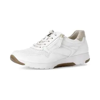 Gabor Lage Sneakers Voor Dames, Platino Wit 51