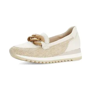 Gabor Damen Slipper, Frauen Slip On, Best Fitting, Slides, Schlupfschuhe, schluepfschuhe, Loafer, College Schuhe, Slip-ons, Natur/Panna, 39 Eu / 6 Uk