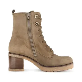 Gabor Damen Schnürstiefeletten, Frauen Stiefeletten, Moderate Mehrweite (G), Kurzstiefel, uebergangsschuhe, Farro (Mic/Gold), 38 Eu / 5 Uk