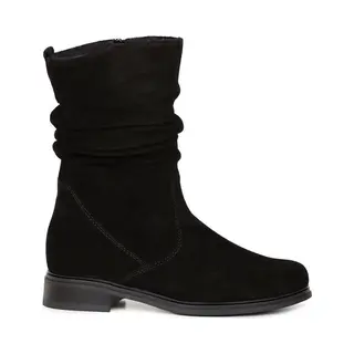 Gabor 793 Enkellaarsjes - Enkelboots Met Rits - Dames - Zwart - Maat 38, 5