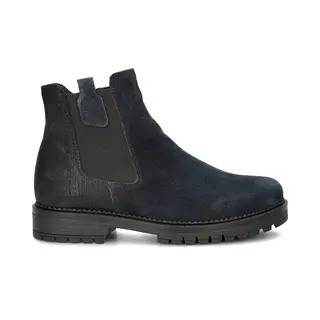 Gabor Chelsea Enkellaarzen Voor Dames, Comfortabele Extra Breedte (H), Donkerblauw 46