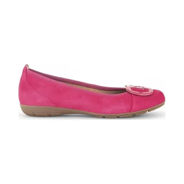 Gabor Damen Klassische Ballerinas, Frauen Flats, Ballerina-Schuhe, Ballett-Schuhe, Ballet-Flats, flach, Ausgehschuhe, Abendschuhe, pink, 39 Eu / 6 Uk thumbnail