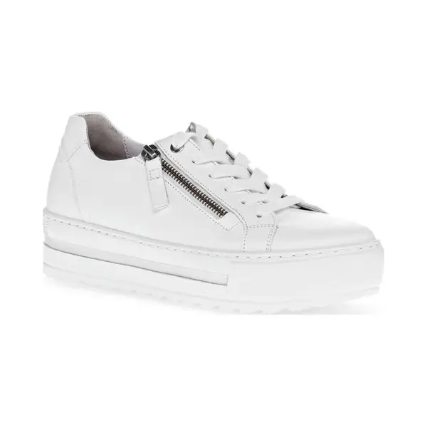 Gabor 498 Sneakers - Leer - Dames - Wit - Maat 37, 5 thumbnail