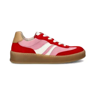 Gabor Comfort Optifit Dames Sneaker - Rood Multi - Maat 39