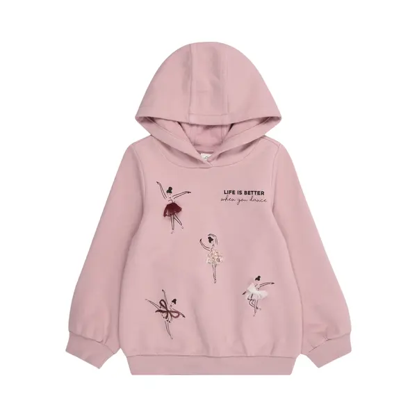 S.Oliver Sweatshirt Lichtlila / Bordeaux / Zilver thumbnail