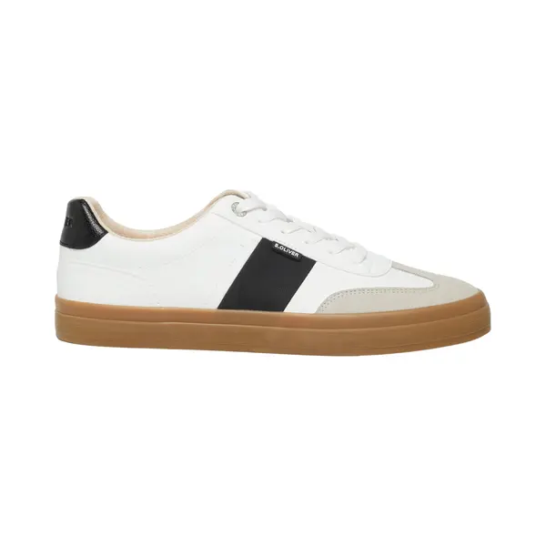 S.Oliver Sneakers Laag Grijs / Zwart / Wit thumbnail