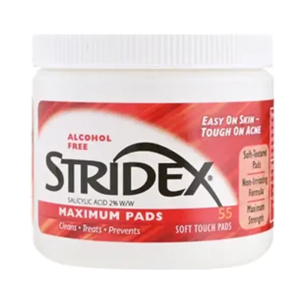 Stridex - Maximum 2% Salicylic Acid Soft Touch Pads 55 Pcs thumbnail