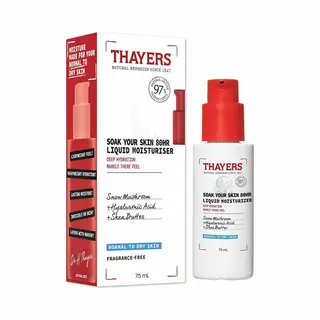Thayers 80HR Face Moisturizer Met Hyaluronzuur & Snow Mushroom 75ML – Parfumvrije Milky Moisturizer – Intensieve Hydratatie Tot 80 Uur –